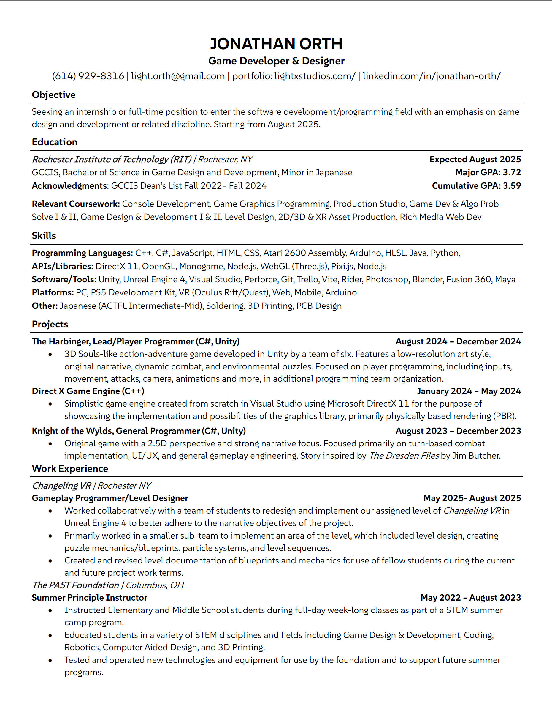 Resume Preview